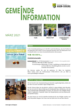 Gemeindeinformation März 2021