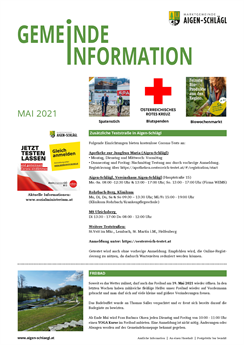 Gemeindeinformation Mai 2021